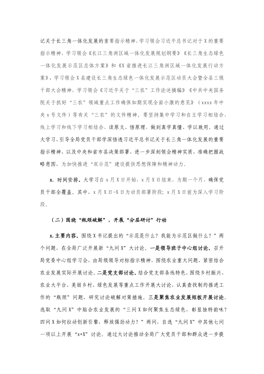 “奋进示范区、奋战示范点”大学习大讨论大调研活动实施意见.docx_第2页