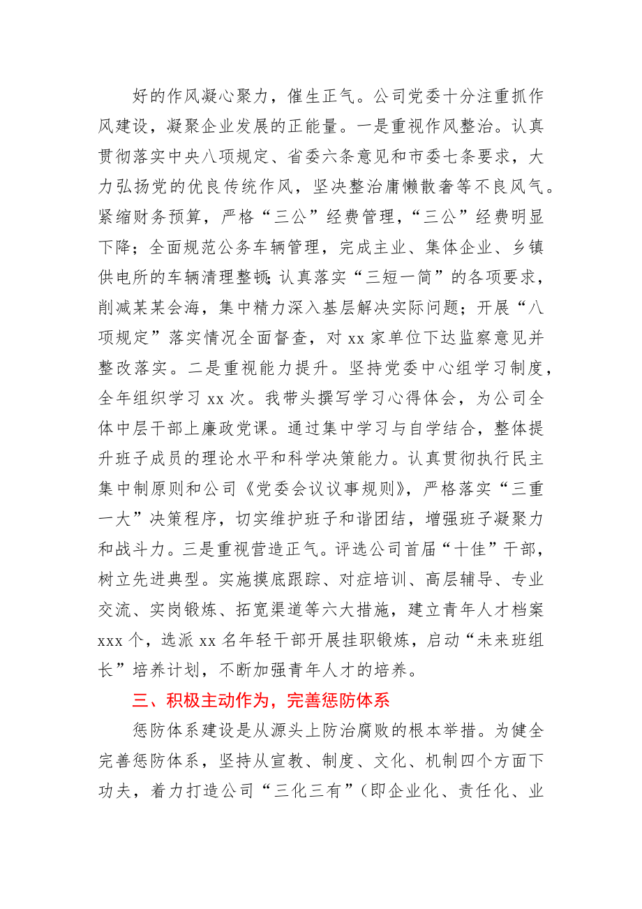 公司党委书记述职述廉报告.docx_第2页