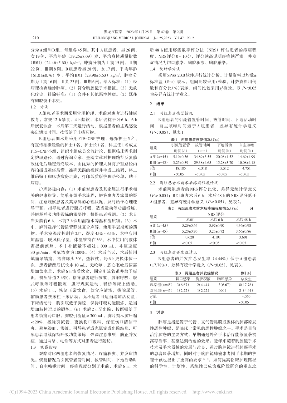 快速康复护理临床路径联合二...癌患者围手术期中的效果分析_李晓华.pdf_第2页