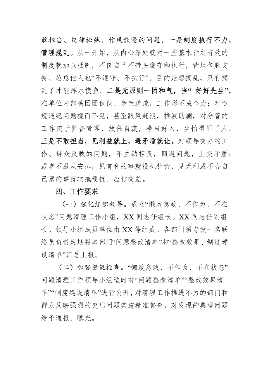 关于开展庸政懒政怠政专项整治工作实施方案.docx_第3页