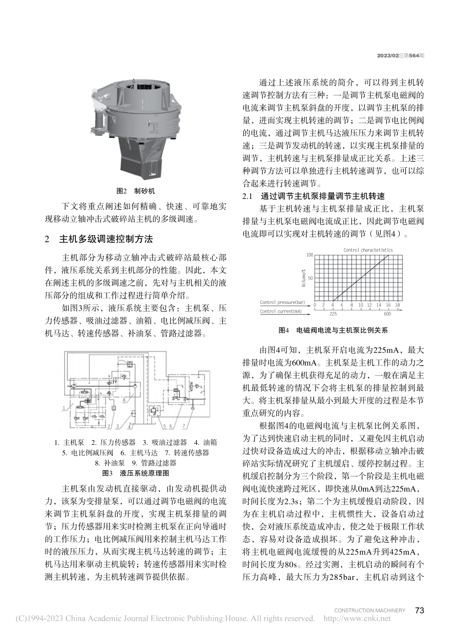 立轴冲击式破碎机多级调速方法研究与应用_方涛.pdf_第2页