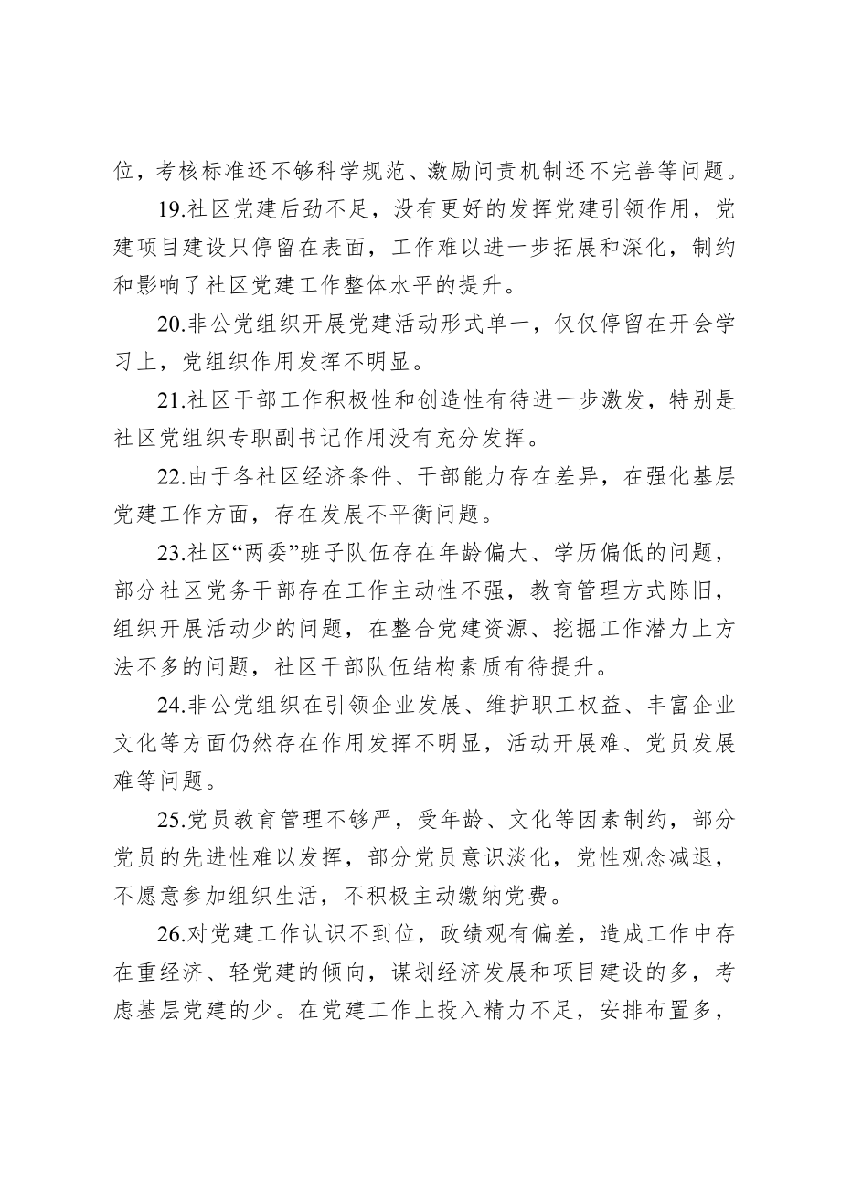 20201004党建工作问题清单100例.doc_第3页