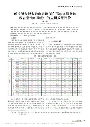 可控源音频大地电磁测深在鄂...型铀矿勘查中的应用效果评价_程二磊.pdf