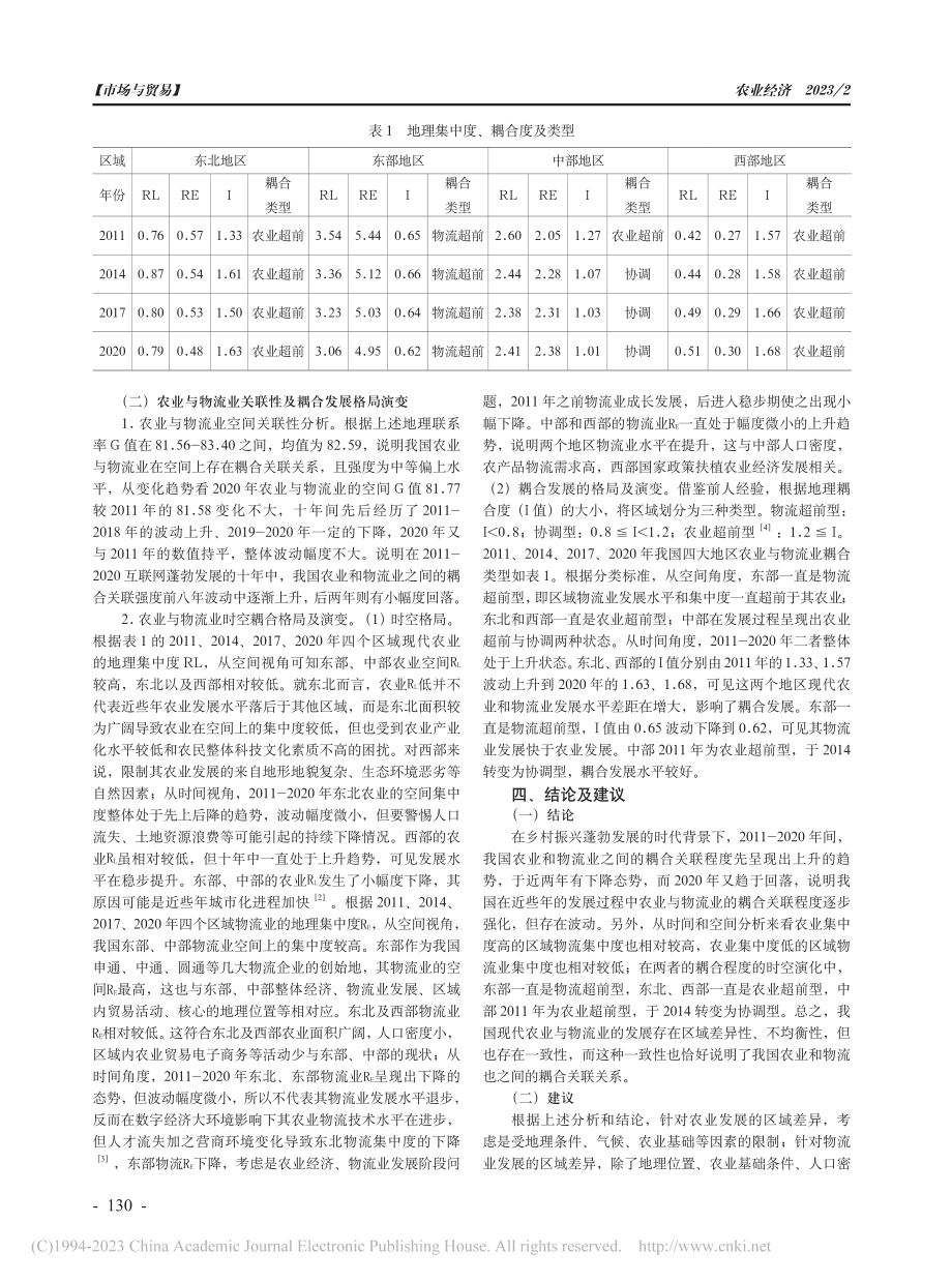 农业供应链创新赋能农业与物流业耦合高质量发展_赵淑雯.pdf_第2页