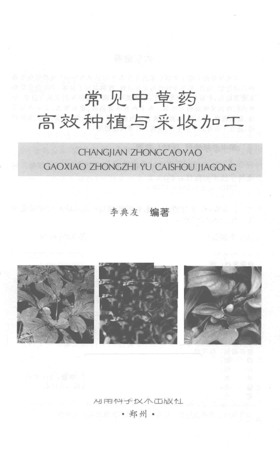 常见中草药高效种植与采收加工_李典友编著.pdf_第2页