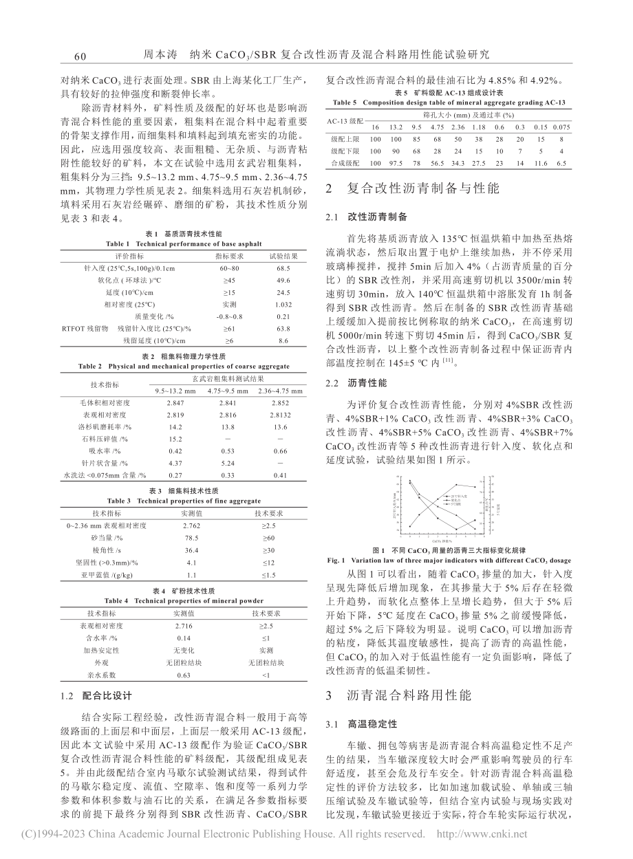 纳米CaCO_3_SBR复...青及混合料路用性能试验研究_周本涛.pdf_第2页