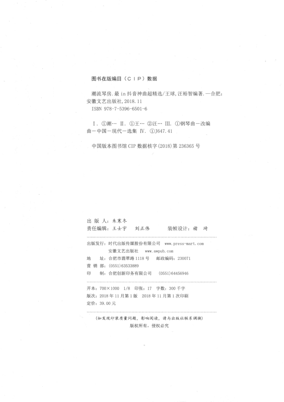 潮流琴房最in抖音神曲超精选_王球汪裕智编著.pdf_第3页