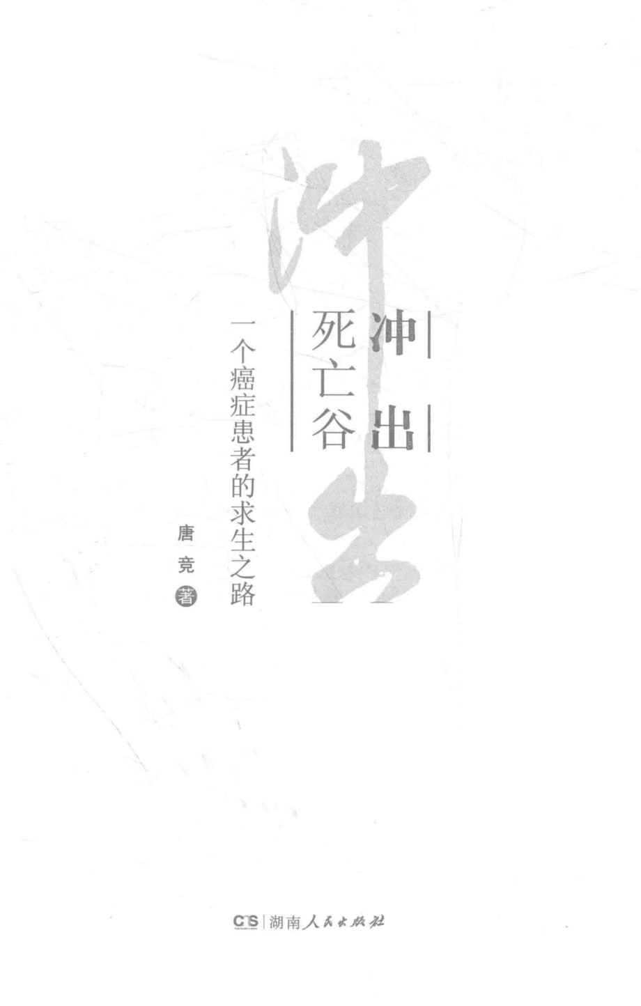 冲出死亡谷一个癌症患者的求生之路_唐竞著.pdf_第2页