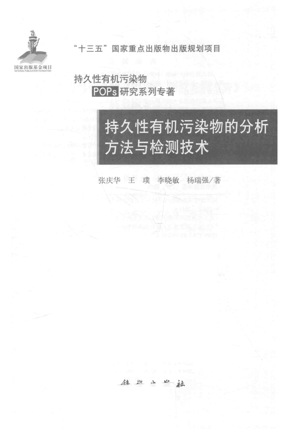 持久性有机污染物的分析方法与检测技术_张庆华王璞李晓敏等著.pdf_第2页