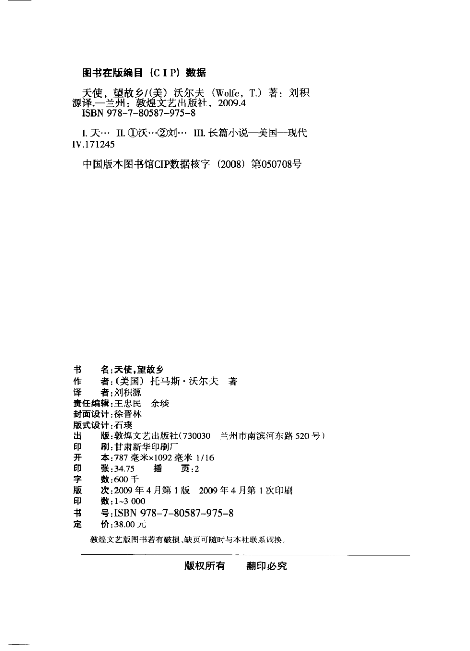 天使望故乡_（美）托马斯·沃尔夫著.pdf_第3页