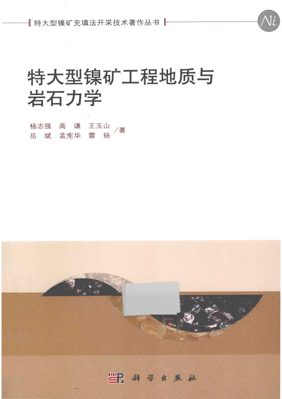 特大型镍矿工程地质与岩石力学_杨志强编.pdf_第1页