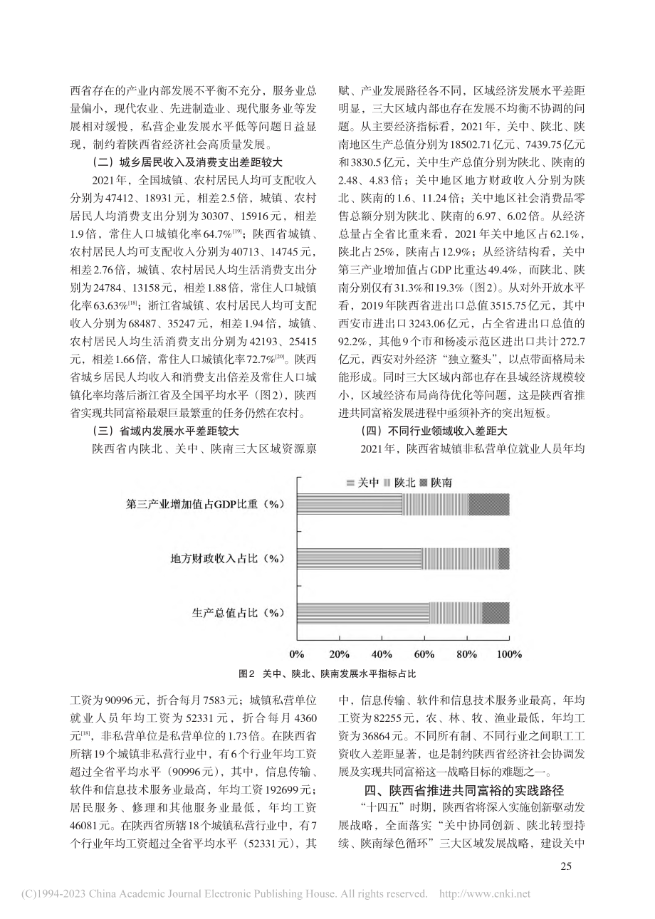 陕西省推进共同富裕面临的困难及对策探究_崔晓明.pdf_第3页