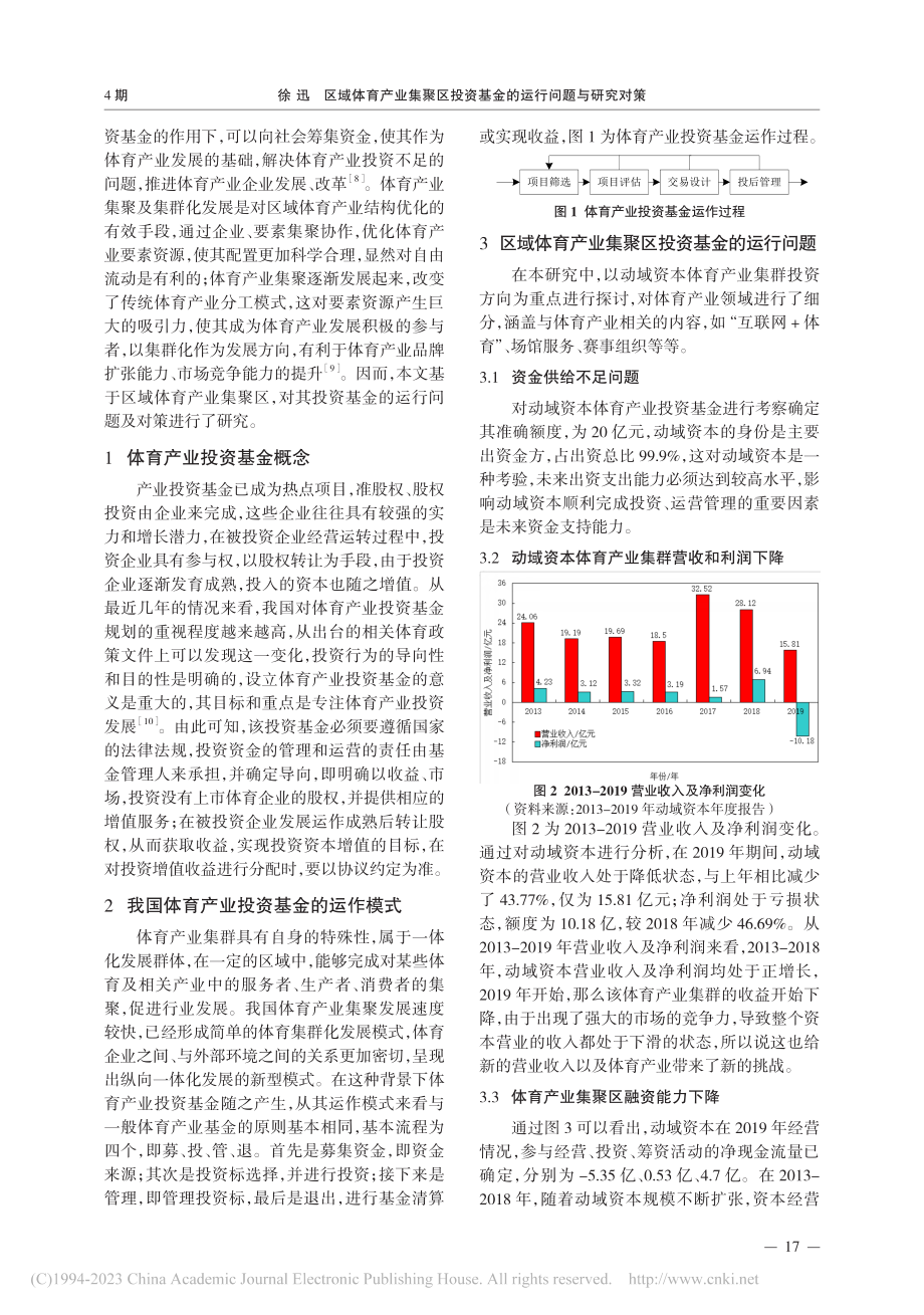 区域体育产业集聚区投资基金的运行问题与研究对策_徐迅.pdf_第2页