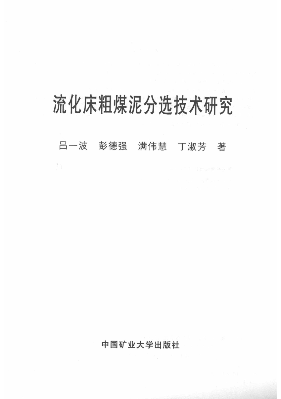 流化床粗煤泥分选技术研究_吕一波著.pdf_第2页