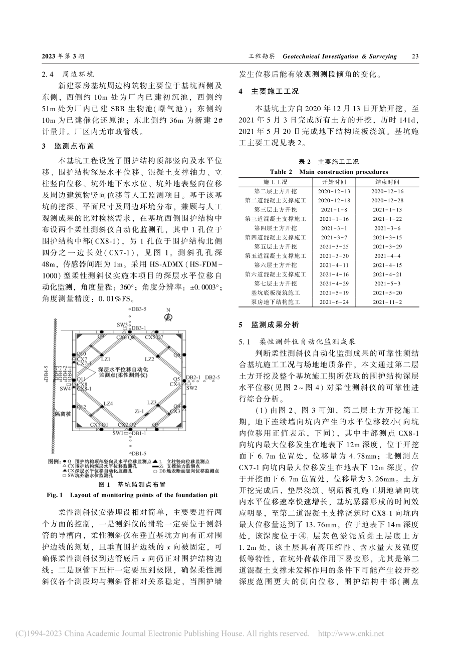 柔性测斜仪在软土地基深基坑监测中的应用研究_林立祥.pdf_第3页