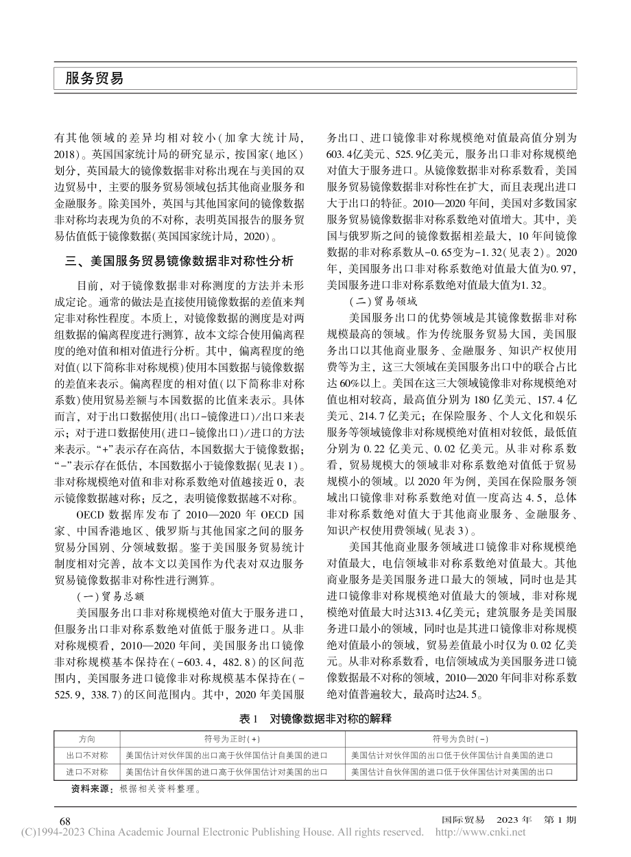 美国服务贸易镜像数据非对称问题探讨_赵若锦.pdf_第3页