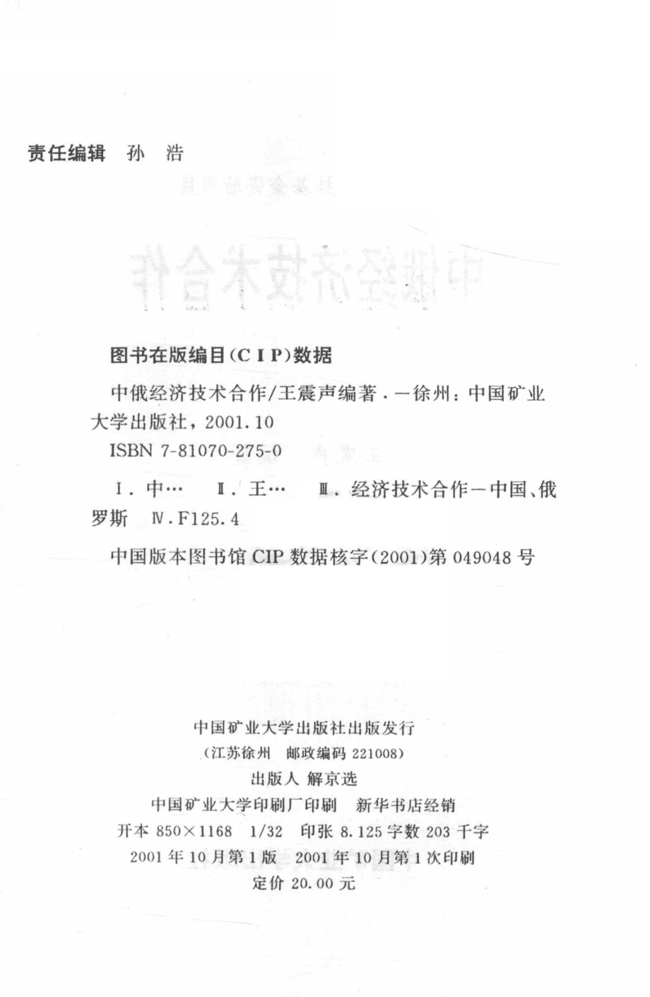 中俄经济技术合作_王震声编著.pdf_第3页