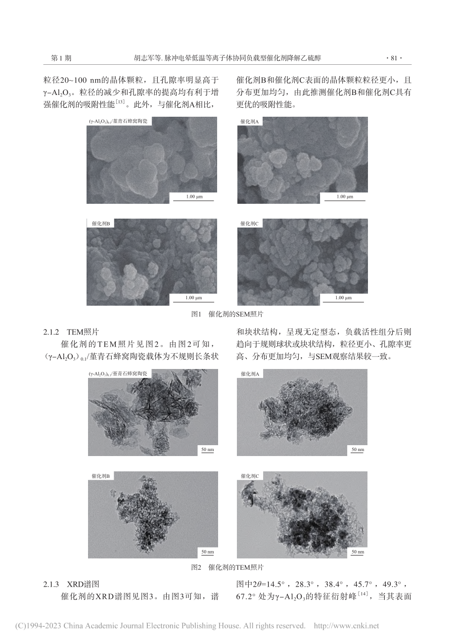 脉冲电晕低温等离子体协同负载型催化剂降解乙硫醇_胡志军.pdf_第3页