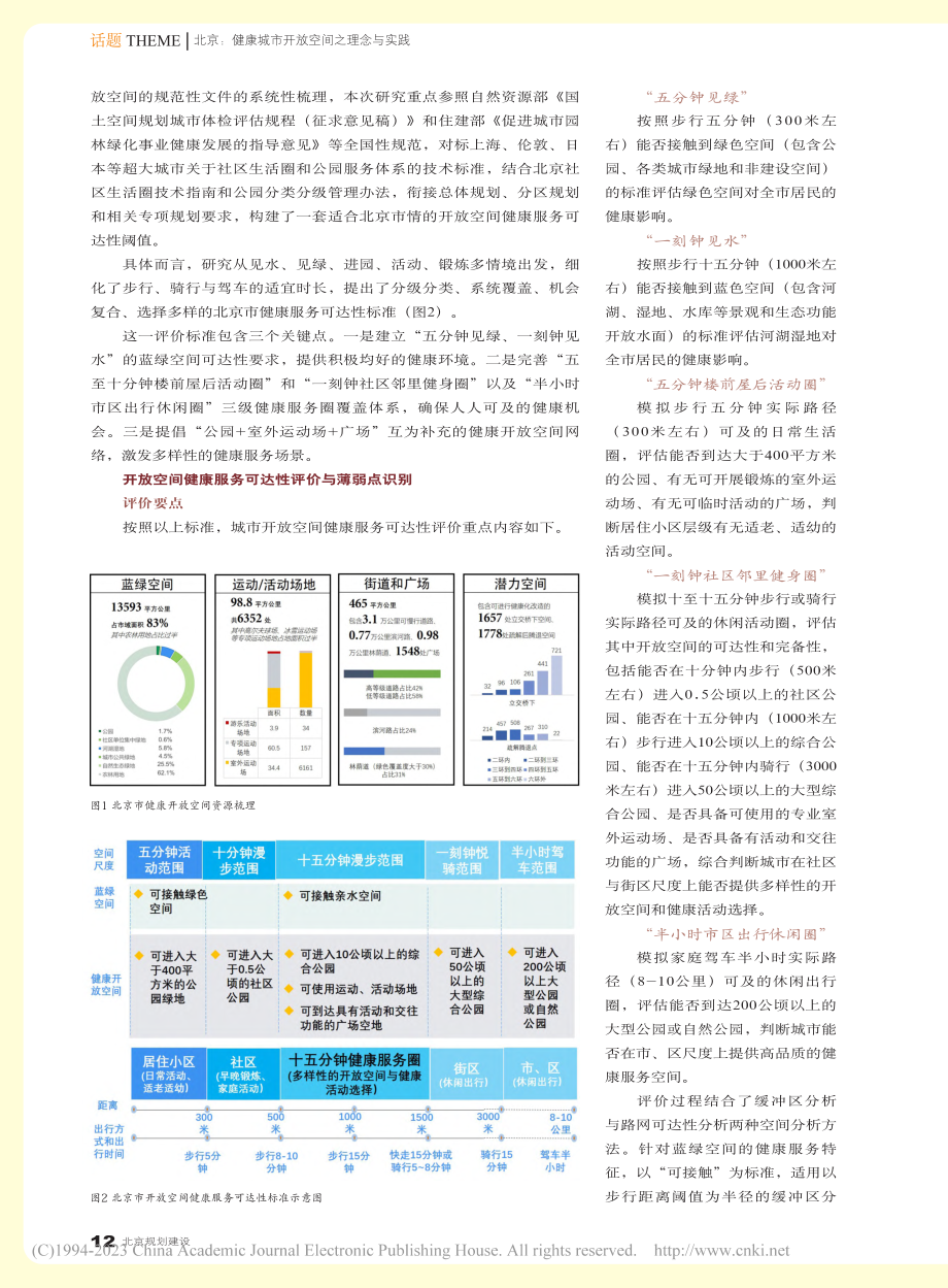 人人健康视角下城市开放空间健康服务可达性研究_甘霖.pdf_第2页