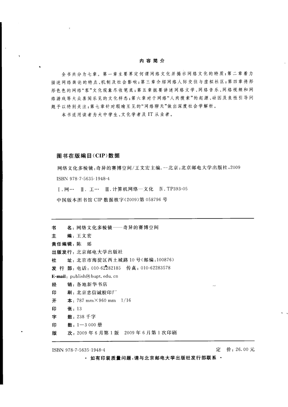 网络文化多棱镜奇异的赛博空间_王文宏主编.pdf_第3页