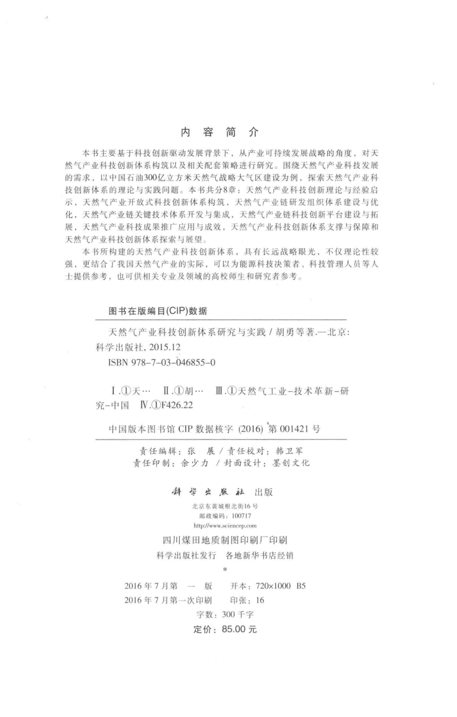 天然气产业科技创新体系研究与实践_胡勇姜子昂何春蕾段勇等著.pdf_第3页