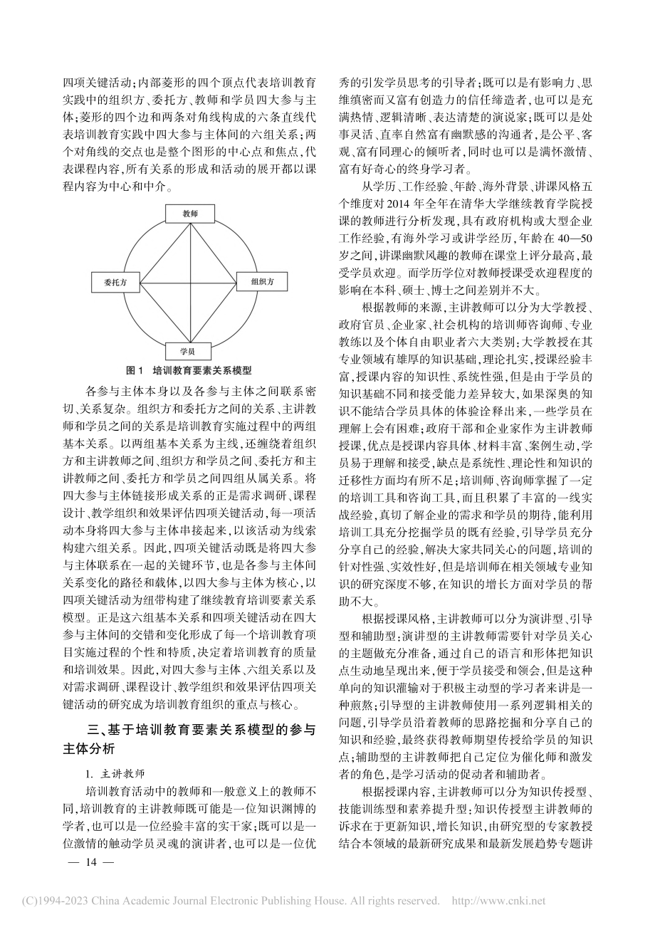 培训教育要素关系模型的建构与实践应用_李森林.pdf_第2页