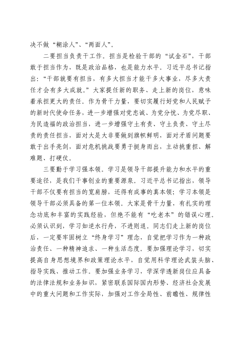 在某县新任职领导干部集体谈话会上的讲话.docx_第2页