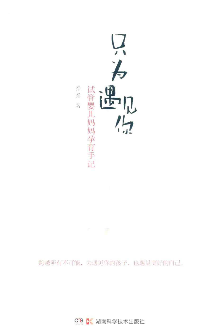 只为遇见你试管婴儿妈妈孕育手记_乔乔著.pdf_第1页