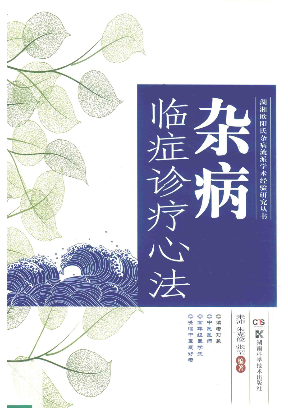 湖湘欧阳氏杂病流派学术经验研究丛书杂病临症诊疗心法_朱沛朱克俭张坤编著.pdf_第1页