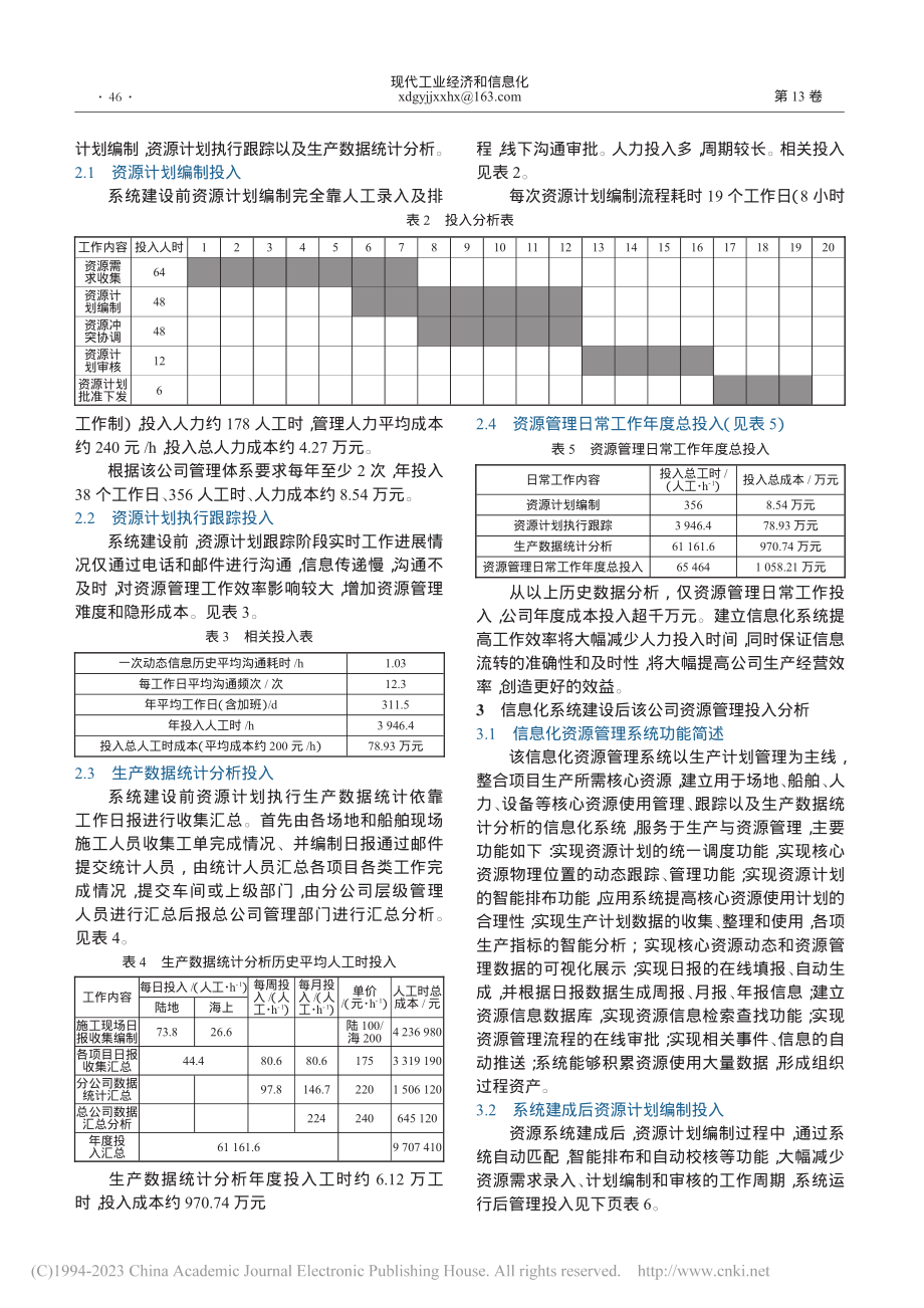 生产经营管理信息化系统建设经济效益分析_陆运韬.pdf_第2页