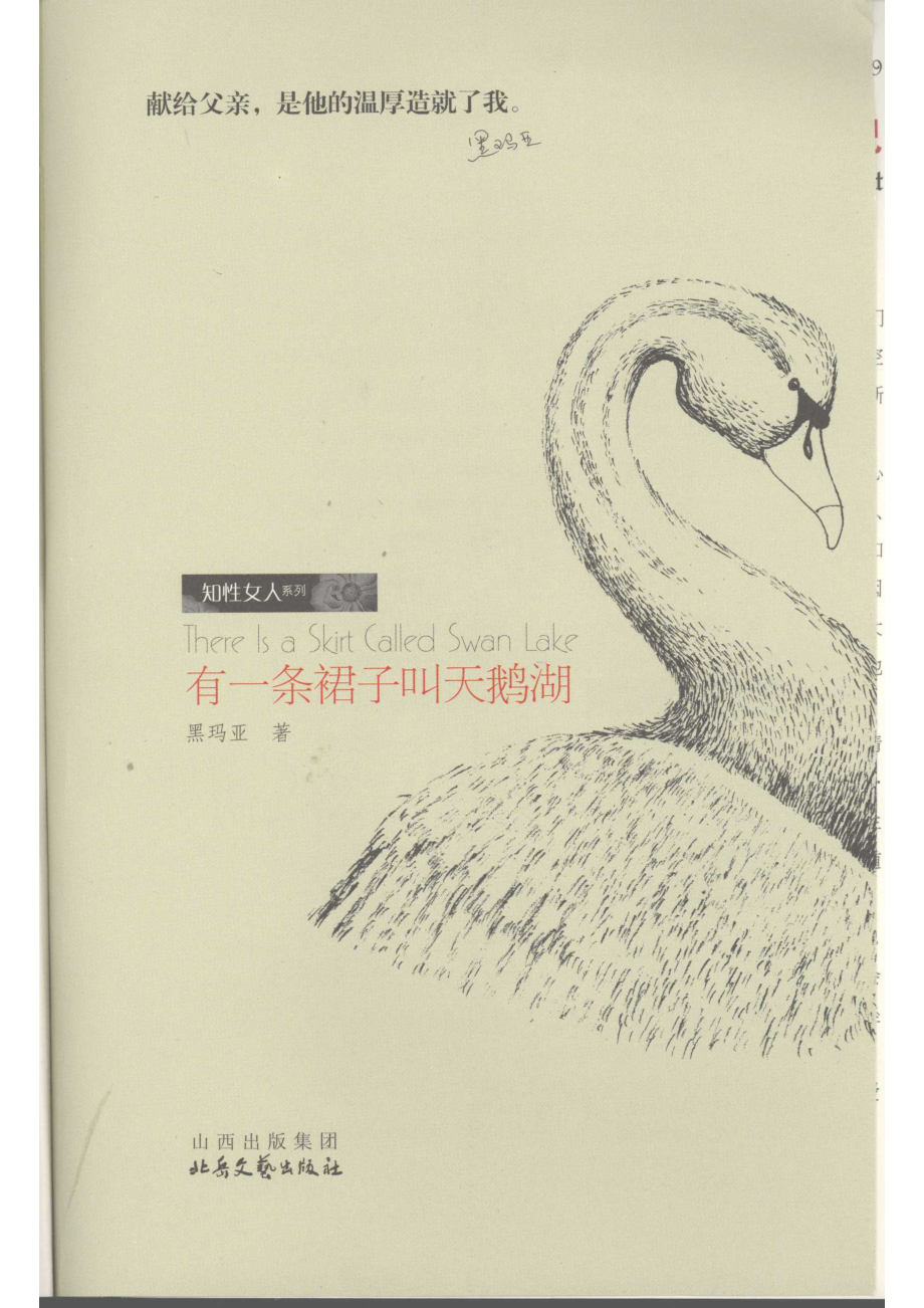 有一条裙子叫天鹅湖_黑玛亚著.pdf_第2页