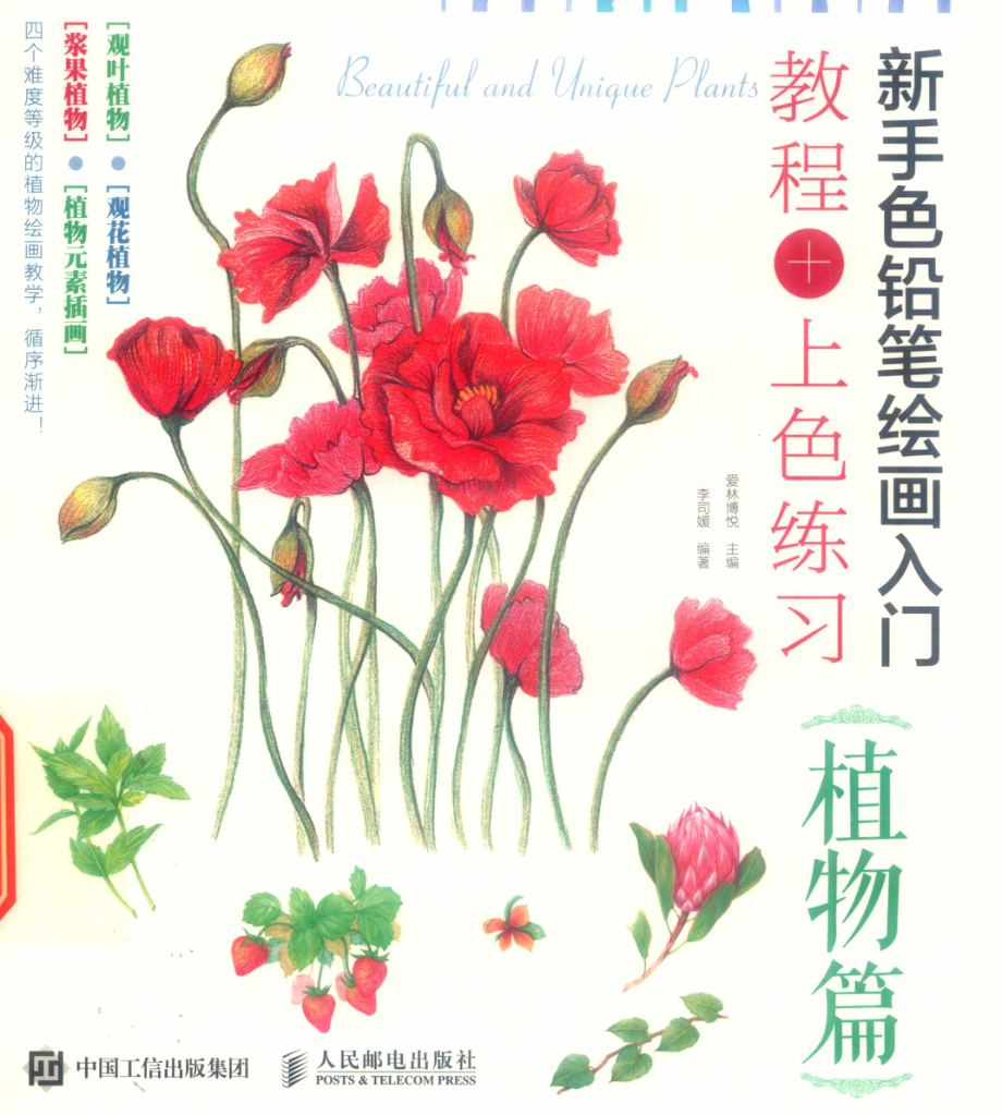 新手色铅笔绘画入门教程+上色练习植物篇_爱林博悦主编.pdf_第1页