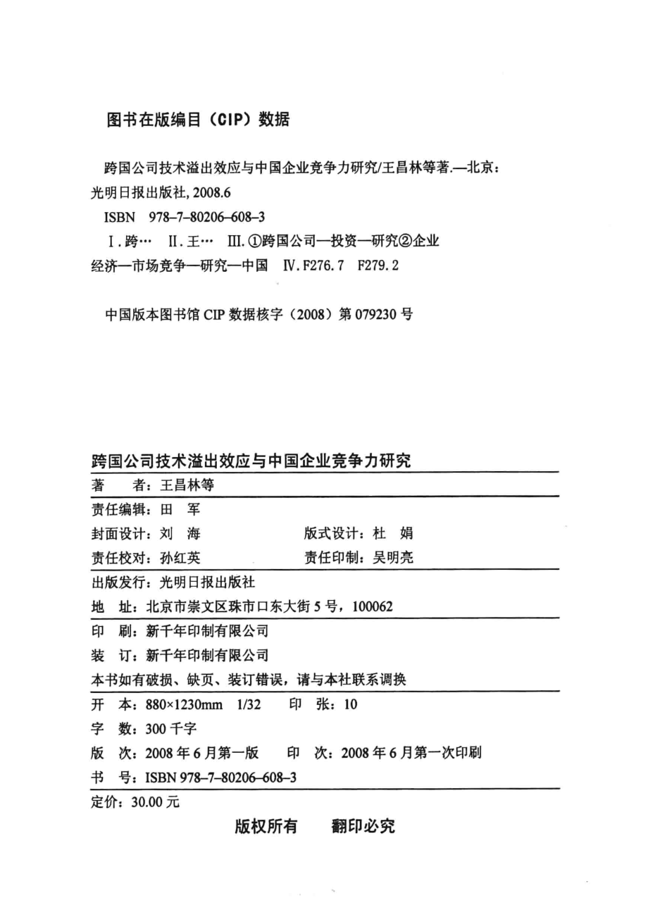 跨国公司技术溢出效应与中国企业竞争力研究_王昌林周莉何淑明纪杰梅洪常杨吉著.pdf_第3页