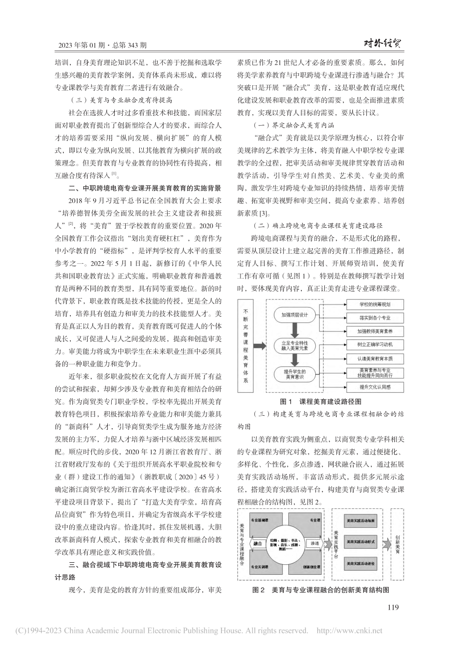 融合视角下中职跨境电商专业...美学素养教育的应用策略研究_张岸嫔.pdf_第2页