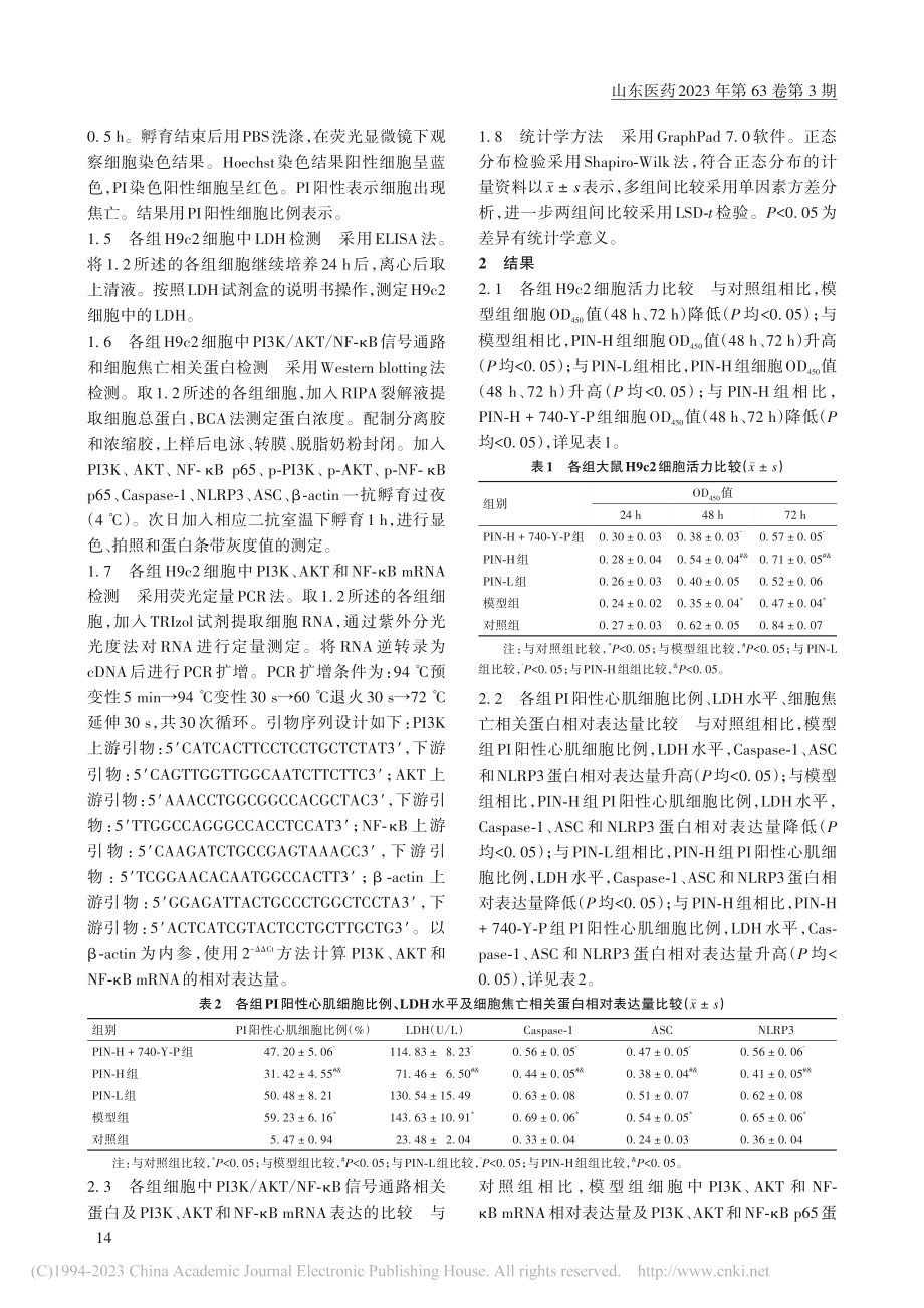 乔松素对缺氧_复氧诱导大鼠...细胞焦亡的预防作用及其机制_张威.pdf_第3页