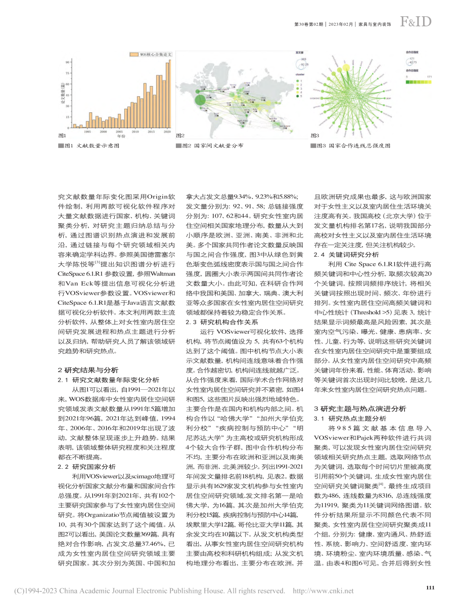 女性室内居住空间研究知识图谱分析_谢亮.pdf_第2页