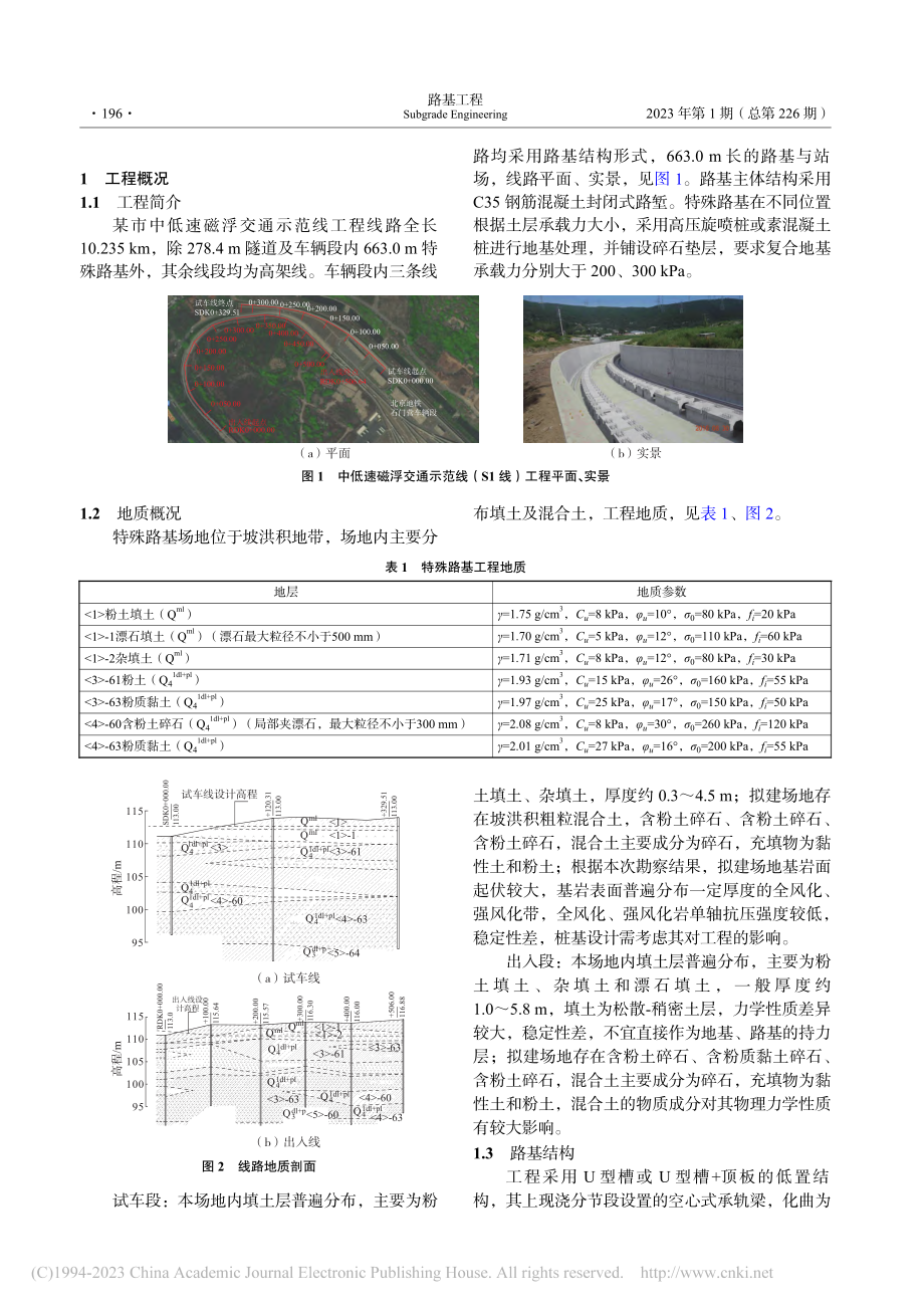 某市中低速磁悬浮新型U型槽低置路基结构变形分析_熊志鹏.pdf_第2页