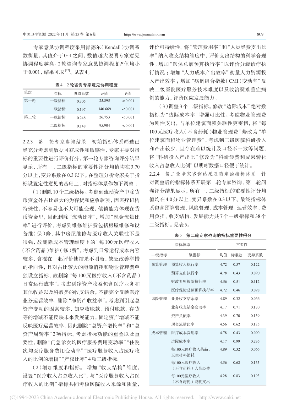 上海市二级公立医院经济运营评价指标体系构建_何珮莹.pdf_第3页