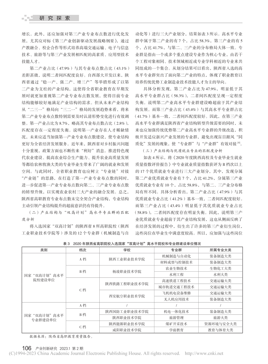 陕西省产业结构发展与高职教育专业结构的匹配度分析_方晨璐.pdf_第3页