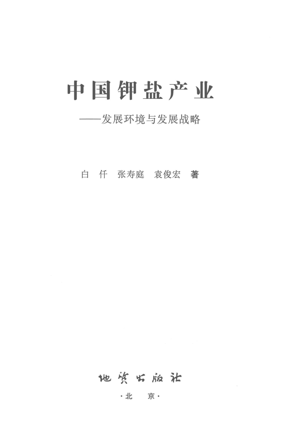 中国钾盐产业发展环境与发展战略_白仟张寿庭袁俊宏著.pdf_第2页