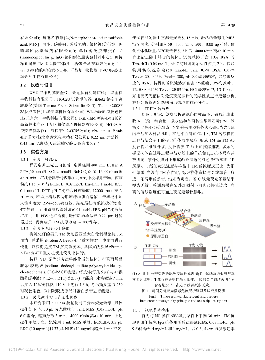 扇贝过敏原荧光免疫层析检测方法的构建与应用_党雪文.pdf_第3页