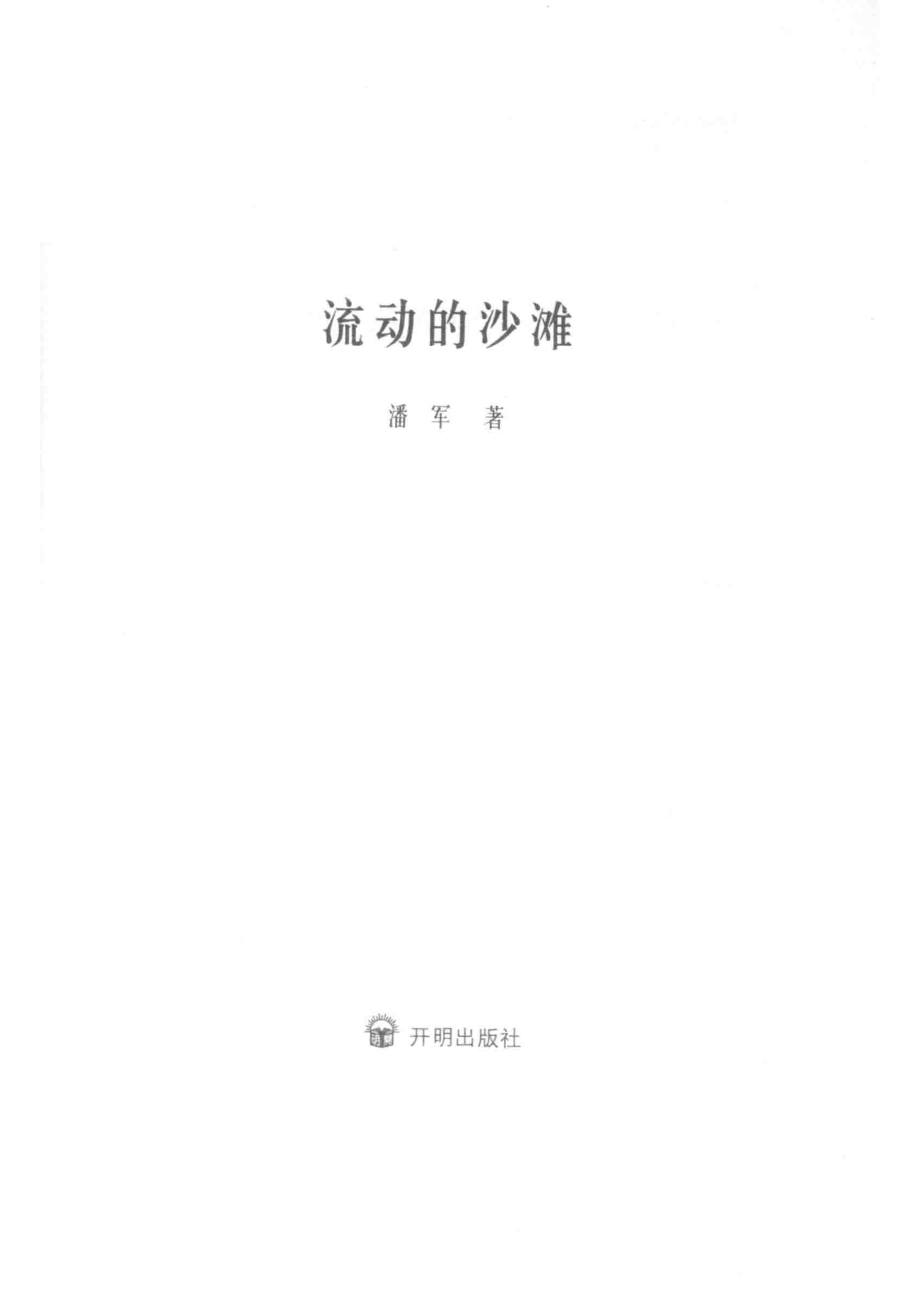 流动的沙滩_潘军著.pdf_第2页