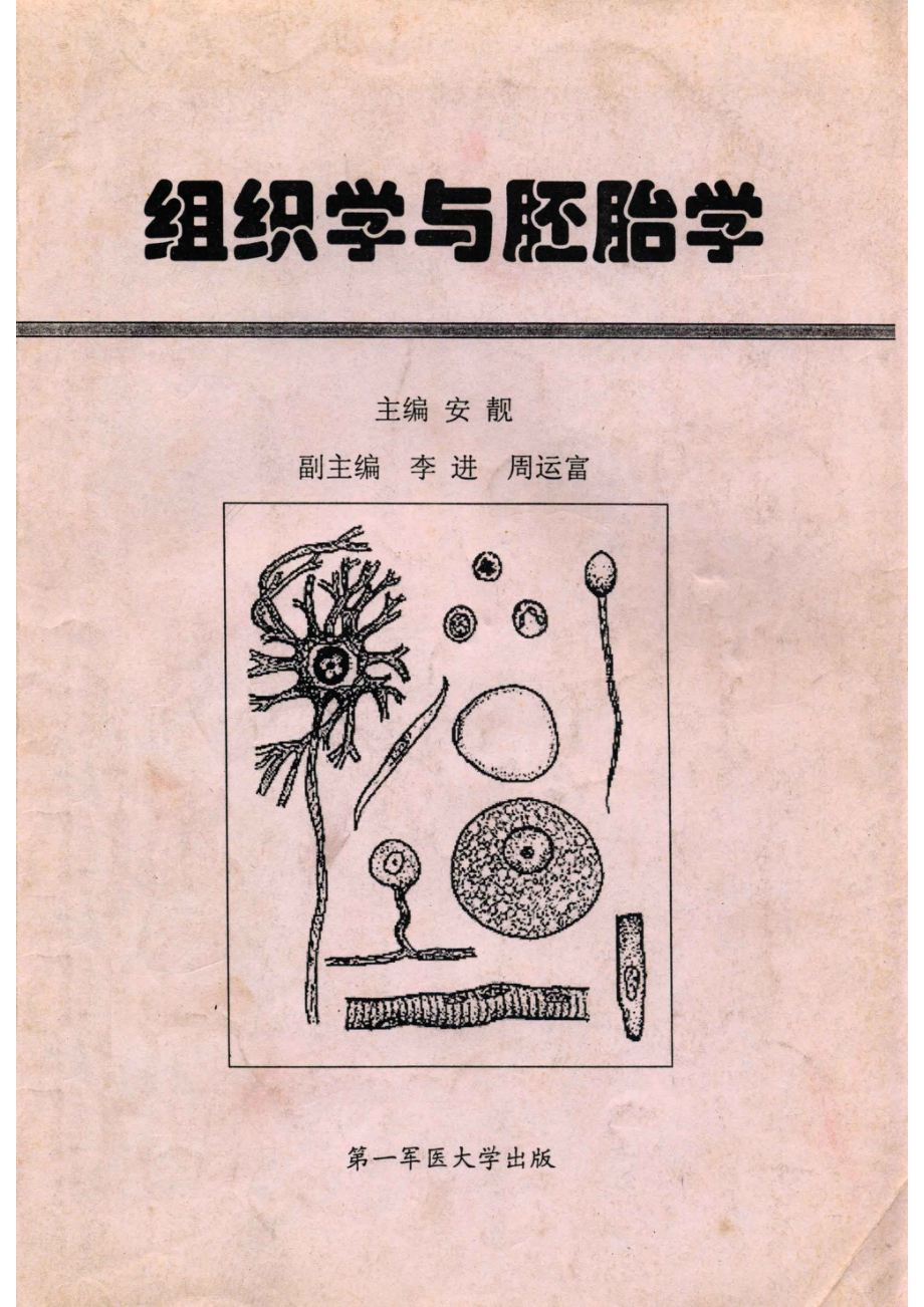 组织学与胚胎学_安靓主编；李进周运富副主编.pdf_第1页