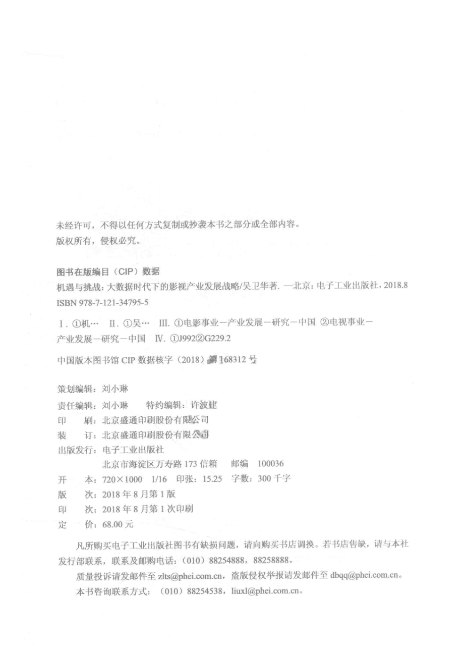 机遇与挑战大数据时代下的影视产业发展战略_吴卫华著.pdf_第3页