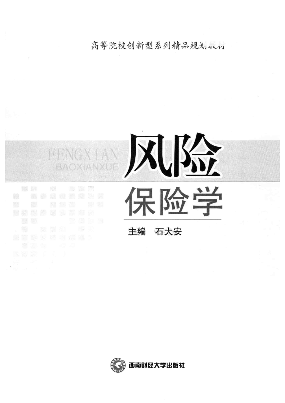 风险保险学_石大安著.pdf_第2页