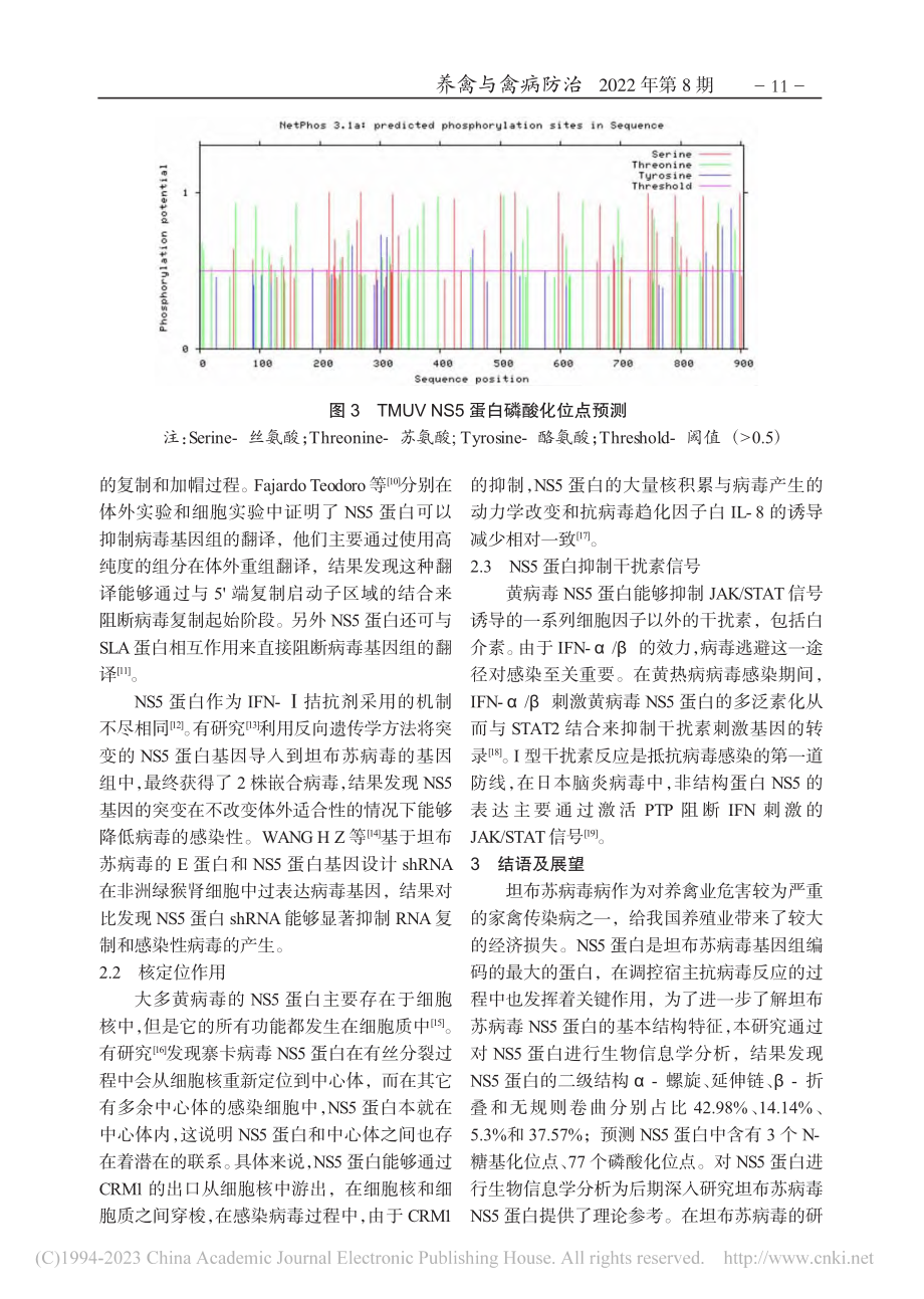 禽坦布苏病毒NS5蛋白结构与功能研究进展_汪威.pdf_第3页