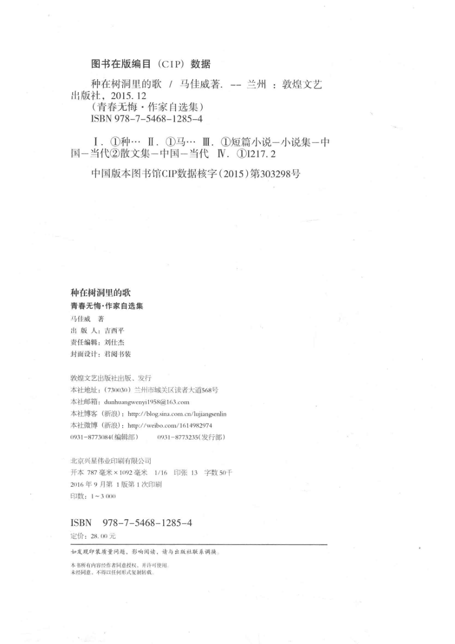 种在树洞里的歌_马佳威著.pdf_第3页