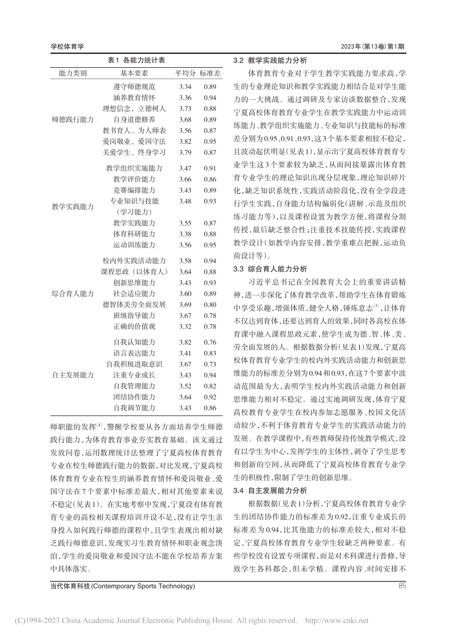 宁夏高校体育教育专业学生从业能力结构优化研究_罗小琴.pdf_第3页