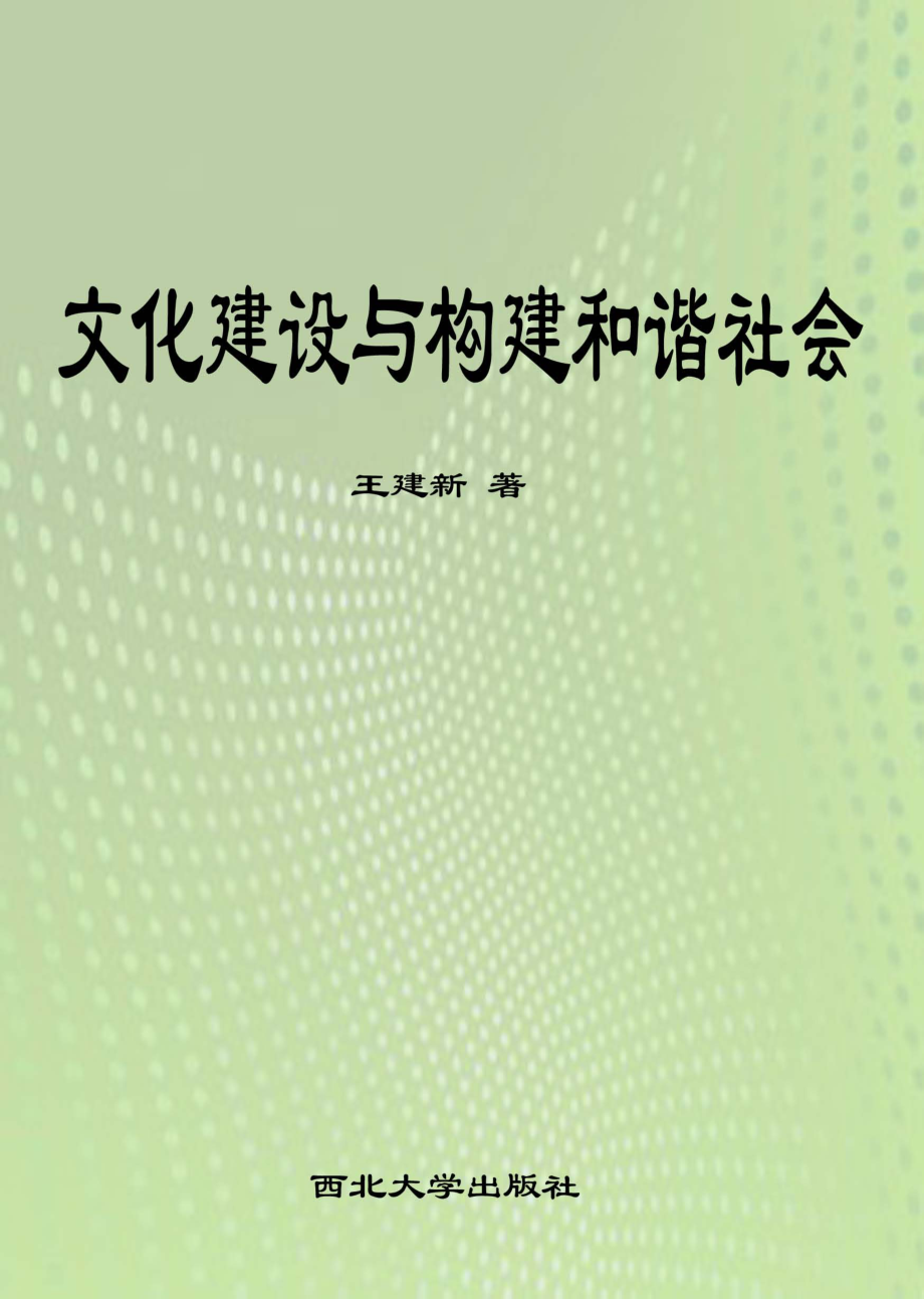 文化建设与构建和谐社会_王建新著.pdf_第1页