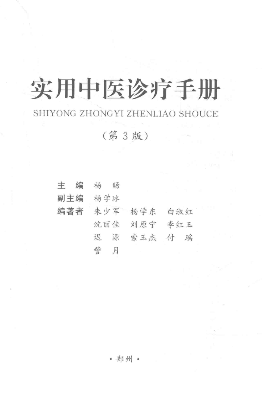 实用中医诊疗手册_杨旸主编.pdf_第2页